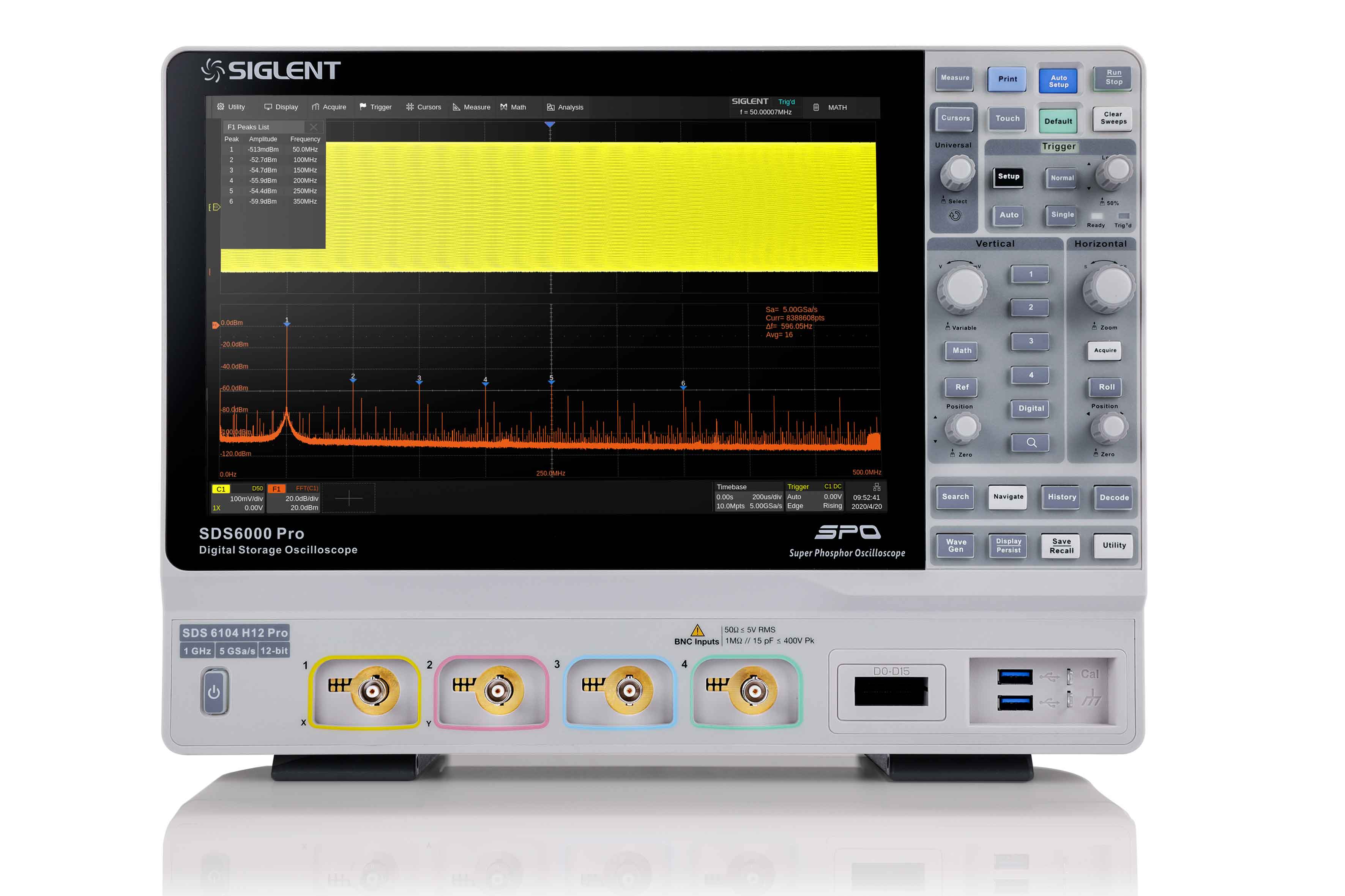 SDS6000 Pro 系列高分辨率示波器