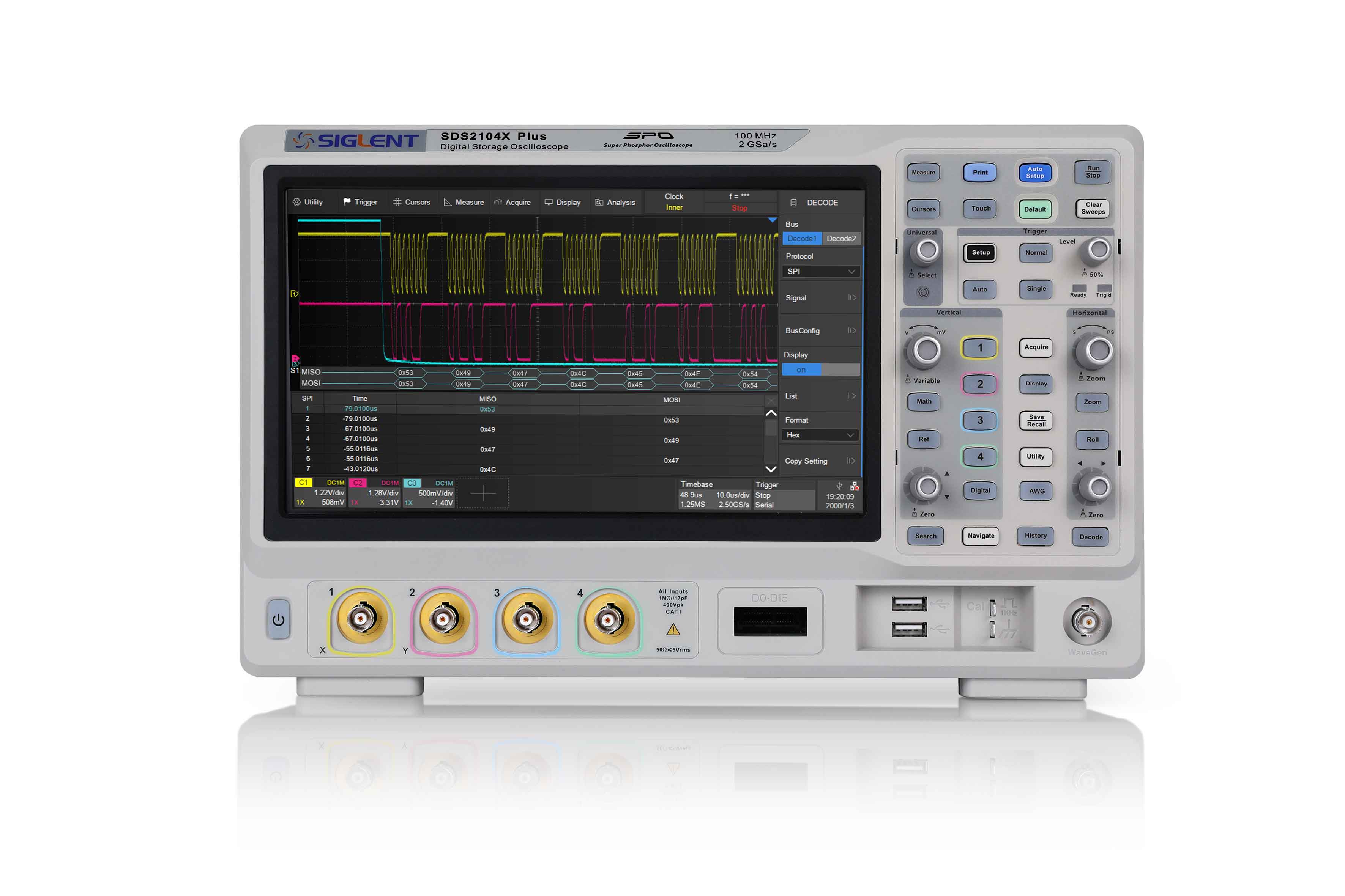 SDS2000X Plus系列超级荧光示波器